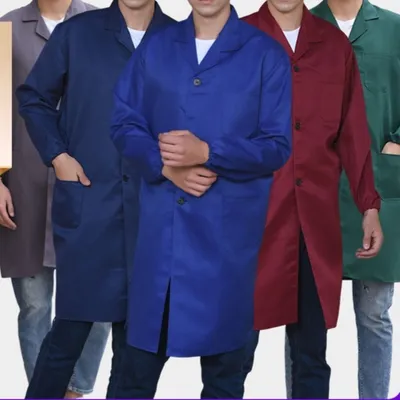 Advertising Blue Gown Work Clothes