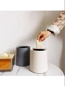 Ins Wind Desktop Trash Can-Black-1 Pack