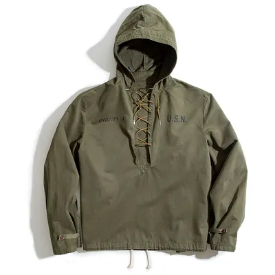 American Retro WWII Navy Deck Suit Short Trench Coat