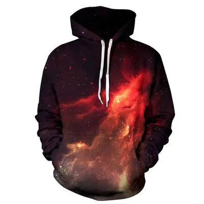 3D Digital Print Hooded Baseball Suit Fallwinter Mens And Womens Styles