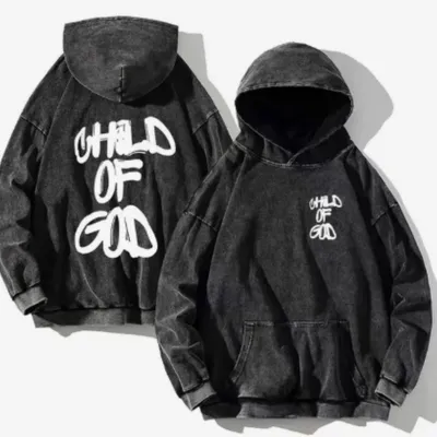 360g Heavy Cotton Distressed Washed Hoodie Drop-shoulder Loose Fit Sweatshirt