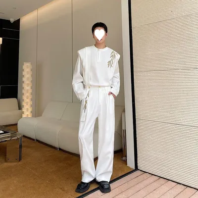 Autumn Chinese-style Retro Embroidered Casual Set