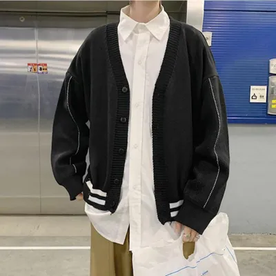 All-match Loose-fitting Sweater Sweater Coat