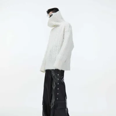 Advanced Loose Plush Knitted Sweater Top