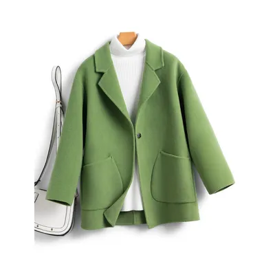 Autumn Winter New Arrival Double-faced Wool Coat