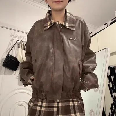 American Retro Baggy Coat Women