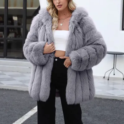 European And American Autumnwinter Faux Fur Warm Plush