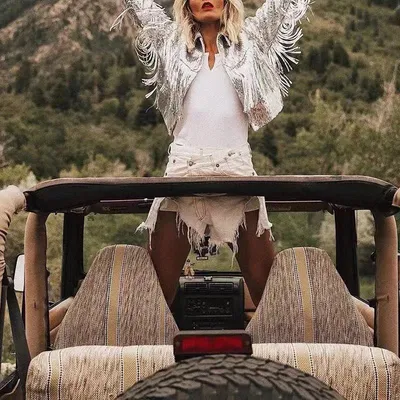 European And American-style Sequined Long-tassel Cardigan For Cheerleaders
