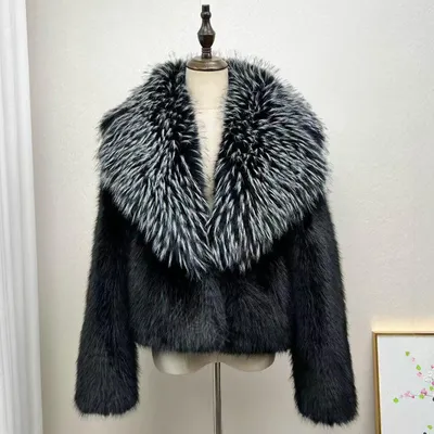 Womens Leisure Loose And Thickened Short Fur Coat