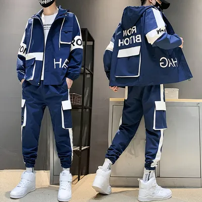 A set of men's casual sports suit tooling
