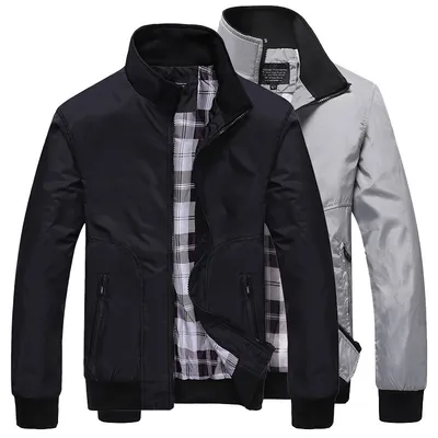  Clothes Casual All-Match Stand-Up Collar Jacket Student Men'S Clothing Trend Wholesale Clearance
