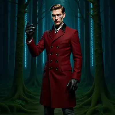 Mens Lined Wool Coat For Fall And Winter