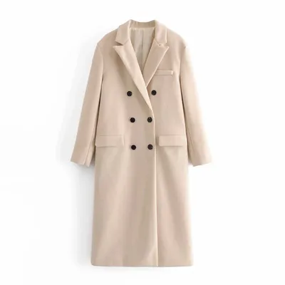  New Ins European And American Women's Wool Coat Jacket