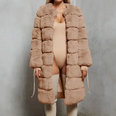  Foreign Trade New Imitation Fur Coat Cotton Coat