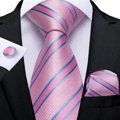 Men's Tie Suit Pocket Square Combo