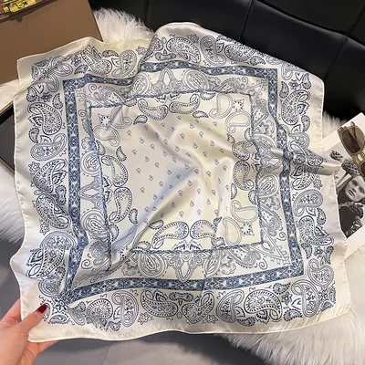 70 Silk Scarf Square Scarf High Sense Korean Style Fashion All-matching