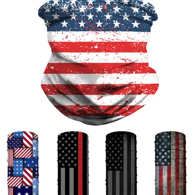 American Flag Digital Printing Multifunctional Mask