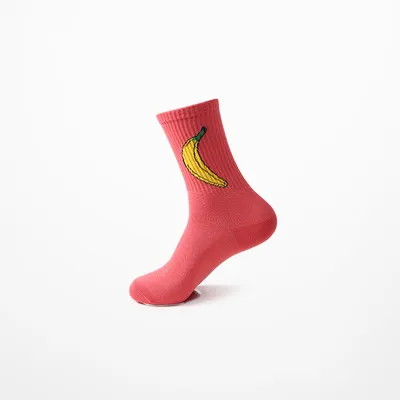All-match medium tube long socks