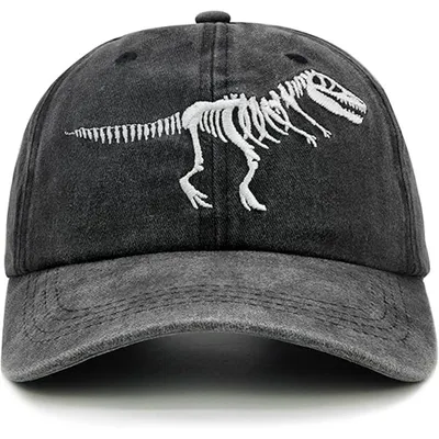 Sun-Protective Tyrannosaurus Embroidered Baseball Cap