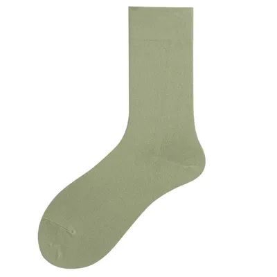 All-match solid color tube socks