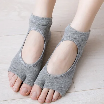 2 points yoga socks non-slip halter dance socks