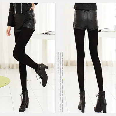 Abdomen And Hips 200M Compression Black Bottoming Socks With Feet