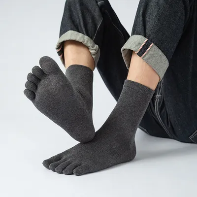 All-match Five-toed  Split Toe Socks Breathable