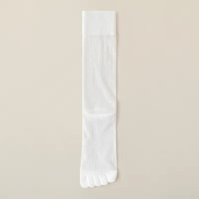 Five-toe Socks For Women Summer Thin Mid-calf Socks Sweat-absorbing And Deodorant