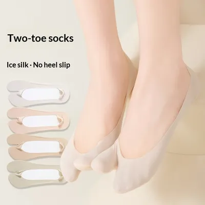 Two-toe Socks Low-cut Invisible Sweat-absorbing And Deodorant