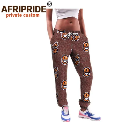 African Ethnic Characteristic Batik Printed Cotton Pants