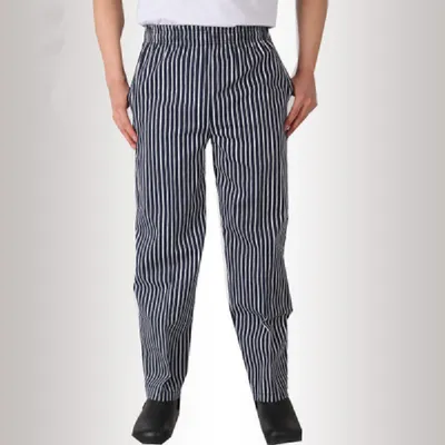 All Elastic Striped Work Pants