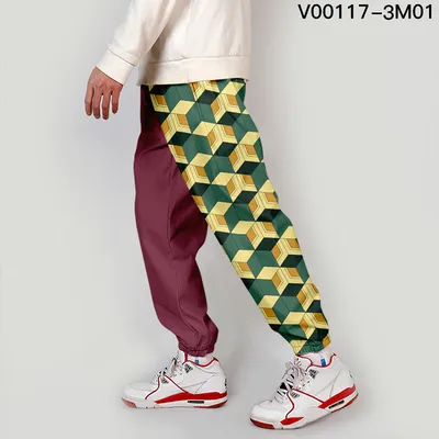 3D-printed Casual Mens Workwear Pants