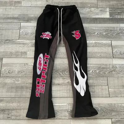 3D Printing Autumn And Winter Fashion Loose Casual Bell-bottom Pants