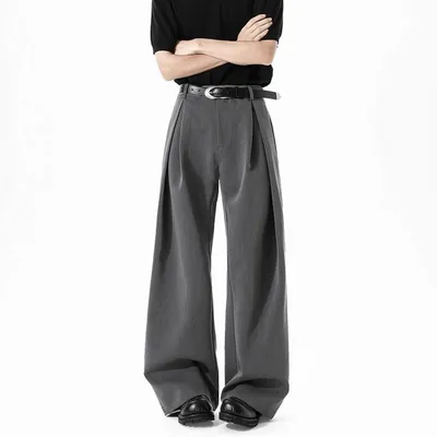 3D Tailored Pleated Pants For Men