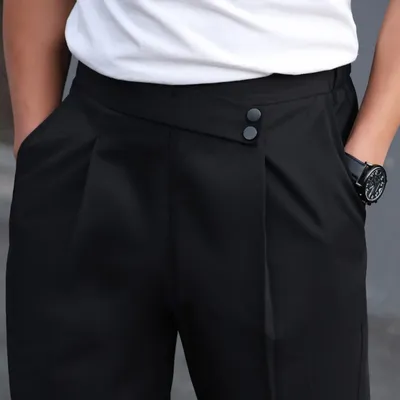 Cross-border Italian-style Casual Mid-rise Trousers