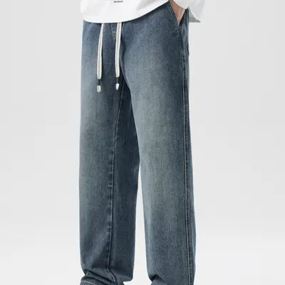 American High Street Retro Loose Casual Straight-leg Pants For Men