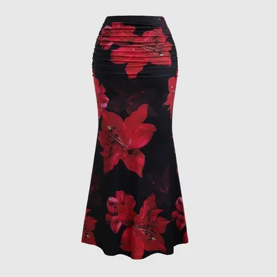 A- Line Skirt Leisure Vacation Long Women's Clothing