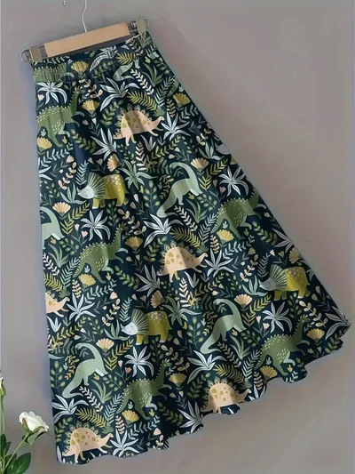 2026 Summer Hot Selling Leopard Print Mermaid Hem Skirt, High Waist Elastic Slim Skirt