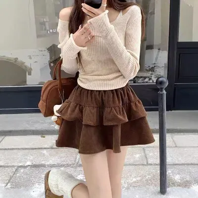 High-waisted Anti-exposure Skirt For Women