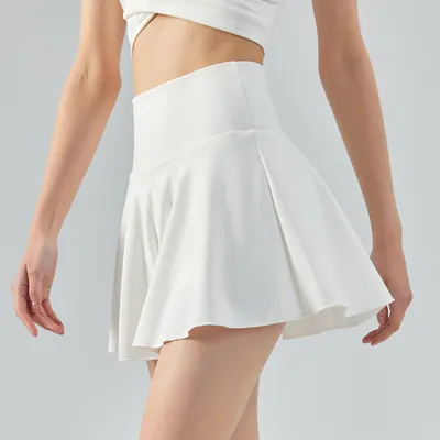 Womens Short Skirt High Waist Tummy-control Anti-exposure