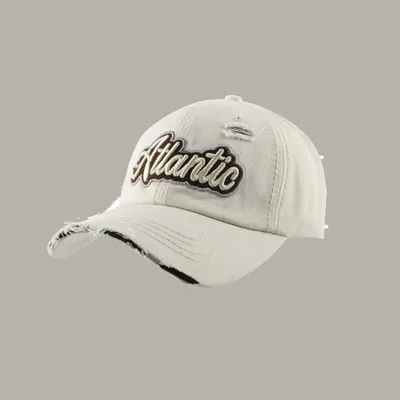 American Three-dimensional Embroidered Letter Baseball Hat