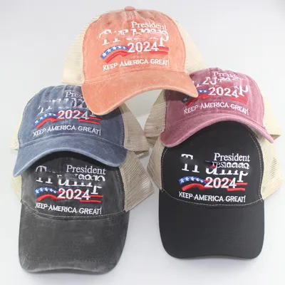 American Election Hat Washed Old Truck Driver Peaked Cap Sichuan Puwang Baseball Cap