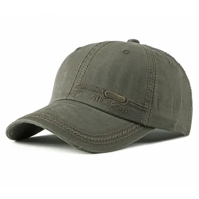 Four-Season Embroidered Casual Sun Hat Mens Baseball Cap