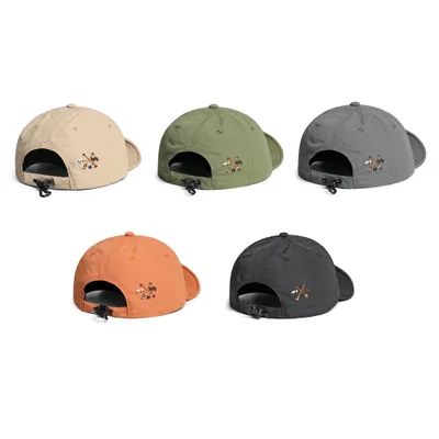 Summer Lightweight And Quick-drying Arrow-shaped Letter Soft Brim Baseball Cap With Drawstring For Adjustable Headband, Outdoor Hiking And Casual Hat