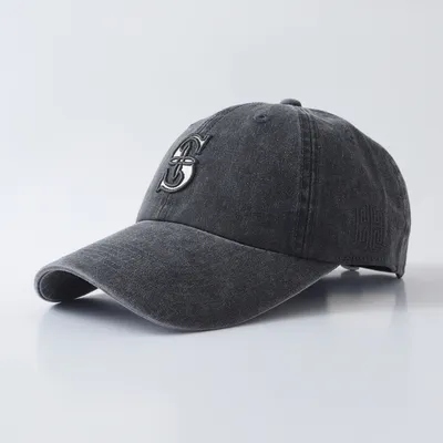 Washed 3D Embroidery Baseball Cap