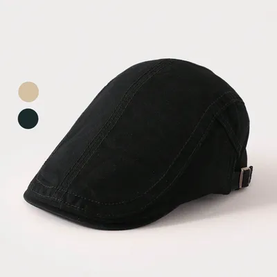 Simple And Casual British-style Landscape Hat With Simple Stitching And Short Brim. Perfect For Outdoor Commuting, Breathable And Versatile. A Casual Hat For Casual Wear