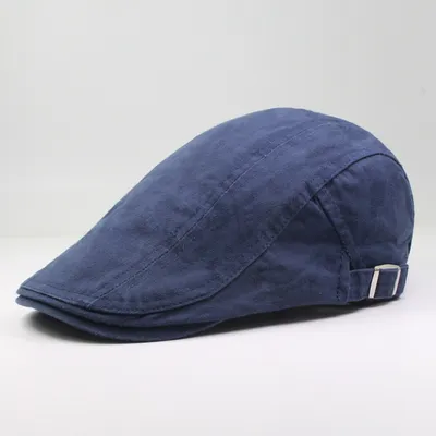 Classic Light Board Solid Color Cotton Hat Sunshade