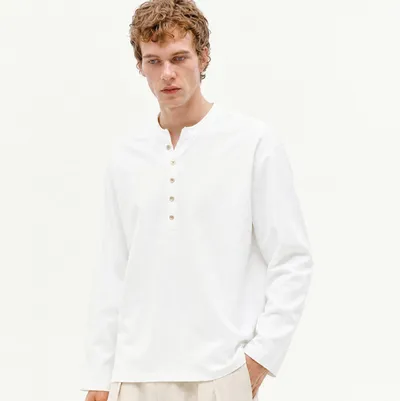 Commuter-style Versatile Lightweight Relaxed-fit Long-sleeve