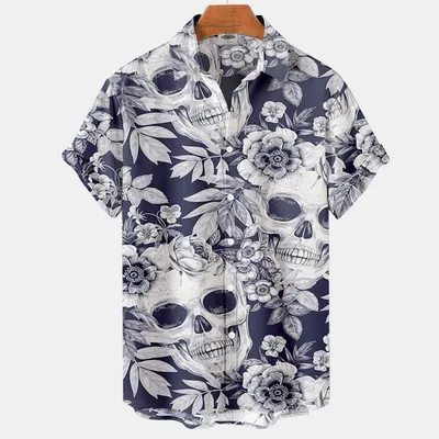 3D Digital Printed Shirt With Four Sides