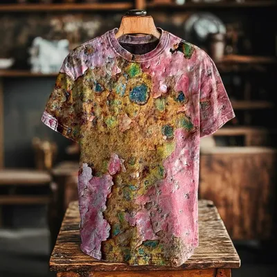 3D Digital Print Fashion Streetwear Short-Sleeve T-Shirt